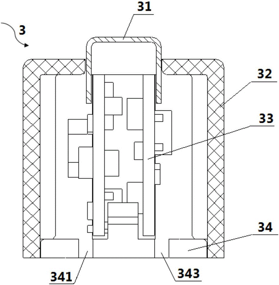 Constant-voltage protection structural member with USB interface and secondary battery using same