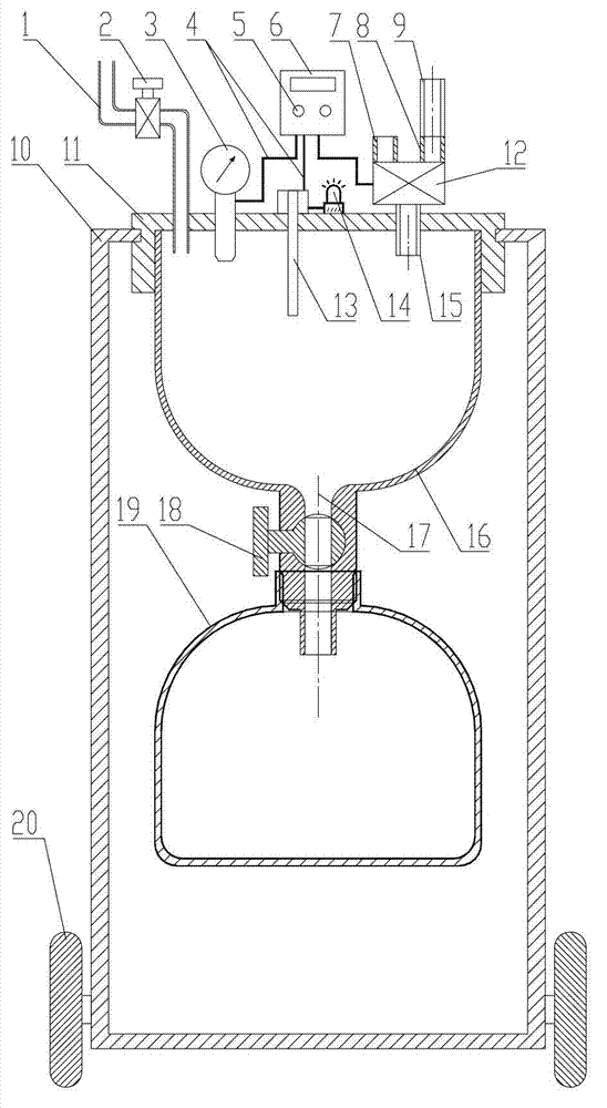 Negative-pressure drainage device