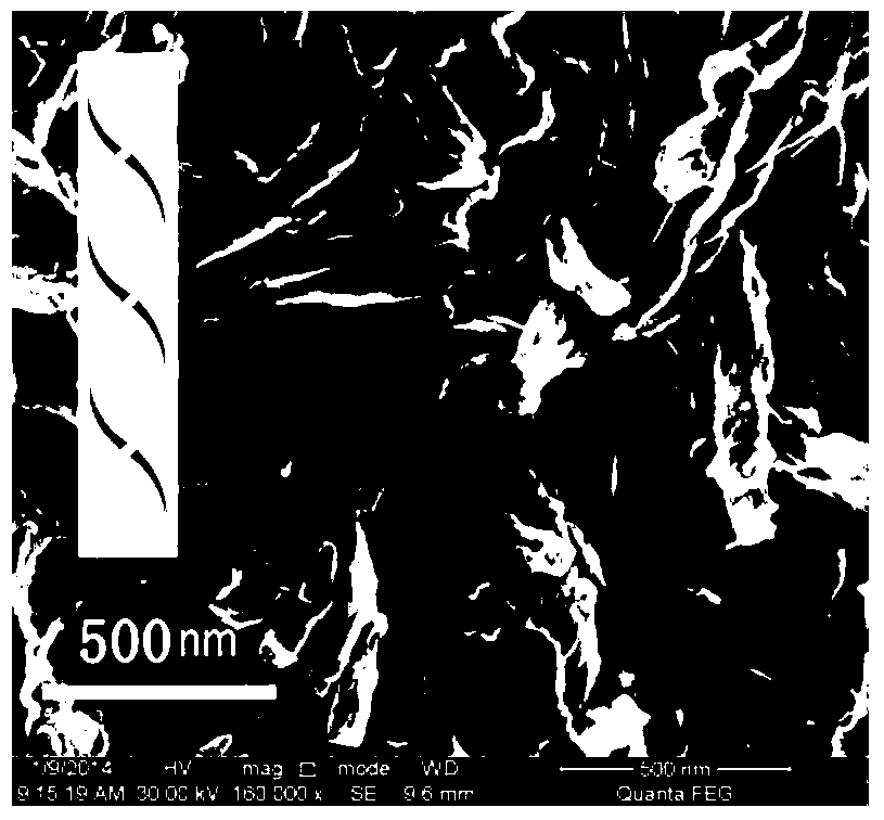 Synthetic method of polyaniline nanofiber with helical structure