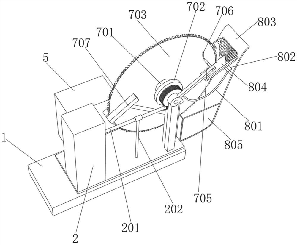 Umbrella head tooth opening machine