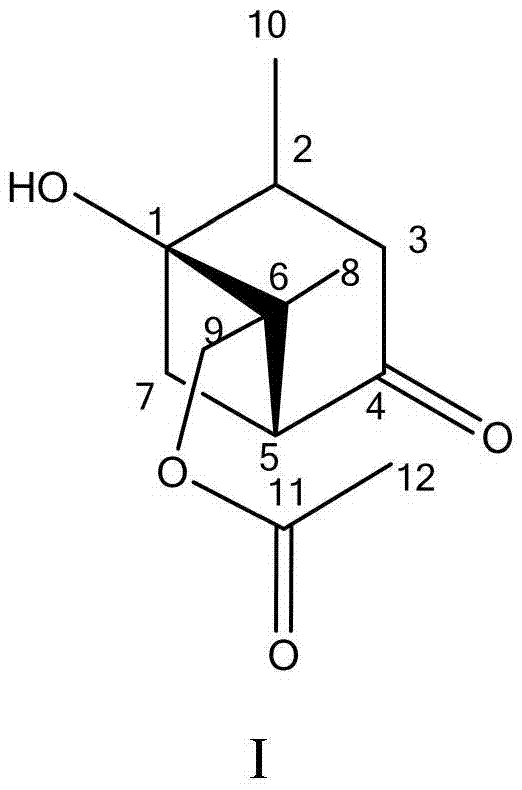 New monoterpene compound and preparation method and application thereof