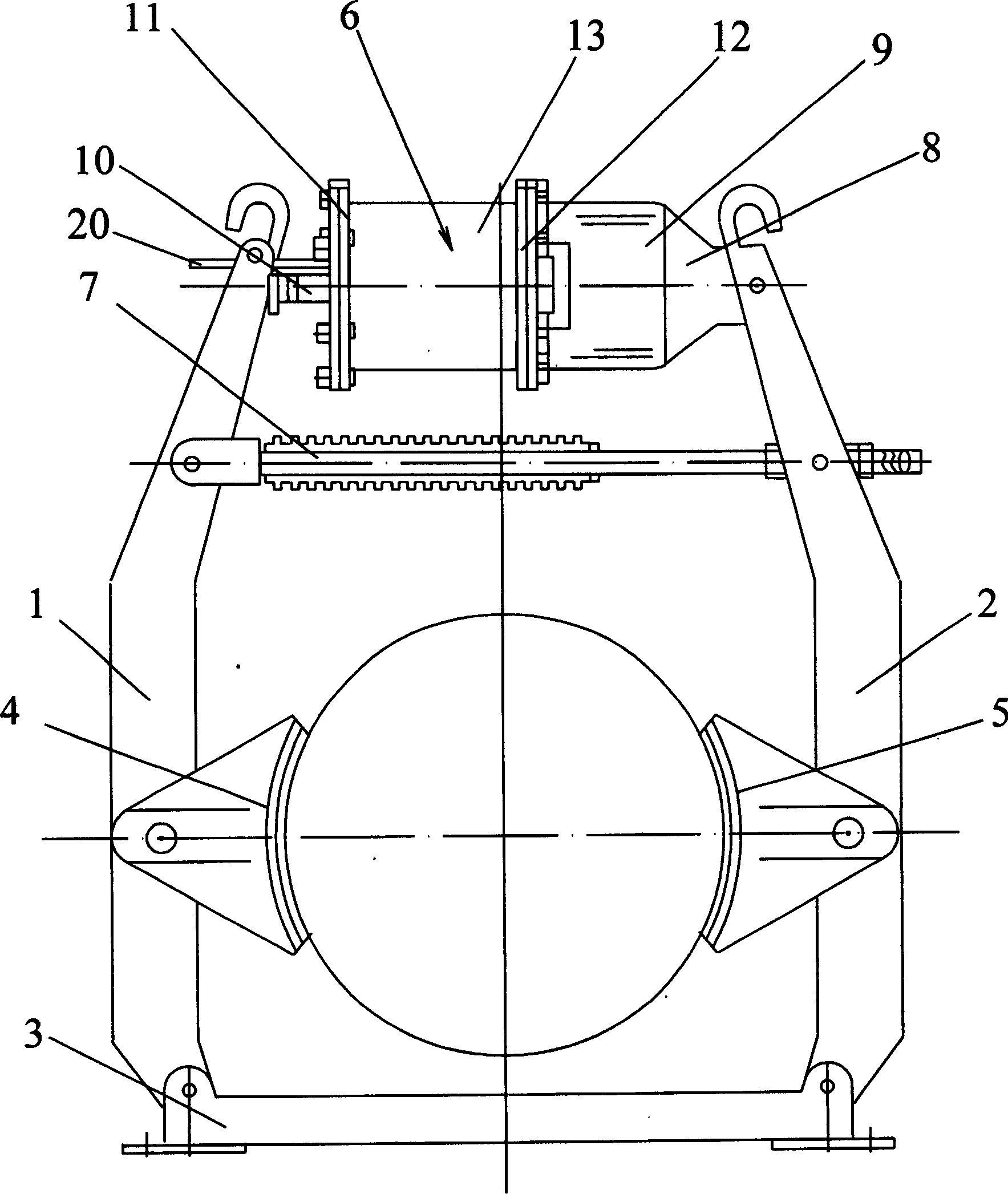 External broken tiles brake