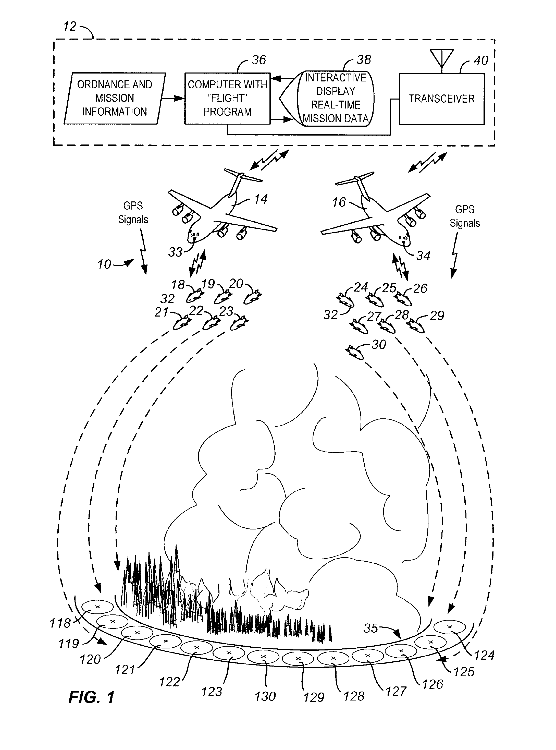 System for aerial delivery of fire retardant