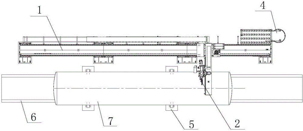 Robot welding system for elliptical tank body circumferential weld