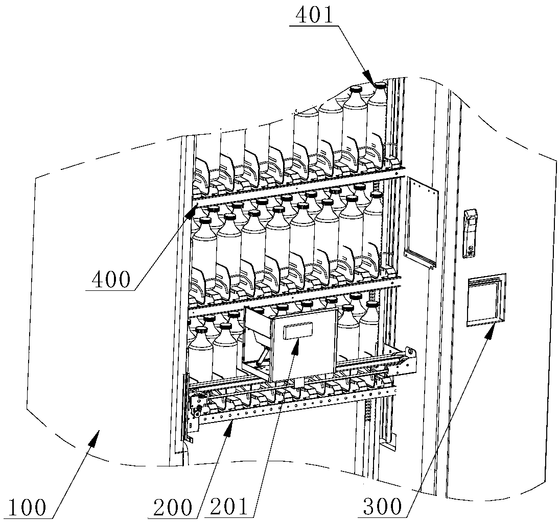 Intelligent inventory management method of vending machine with cargo receiving platform