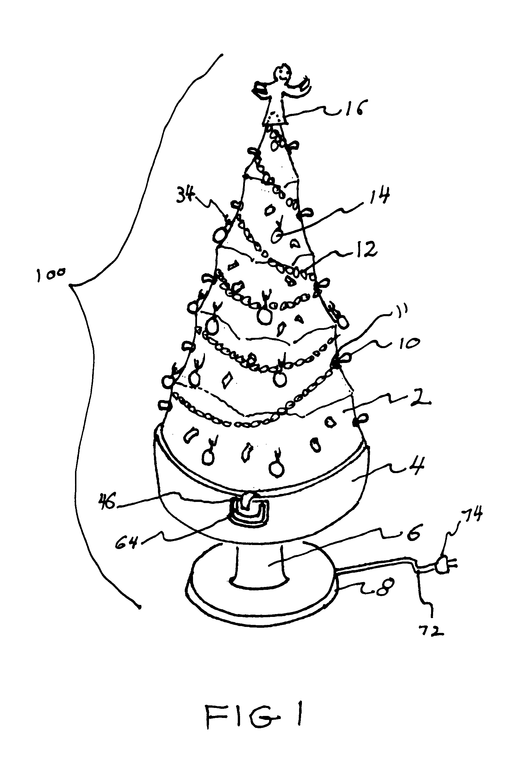 Pop-up christmas tree