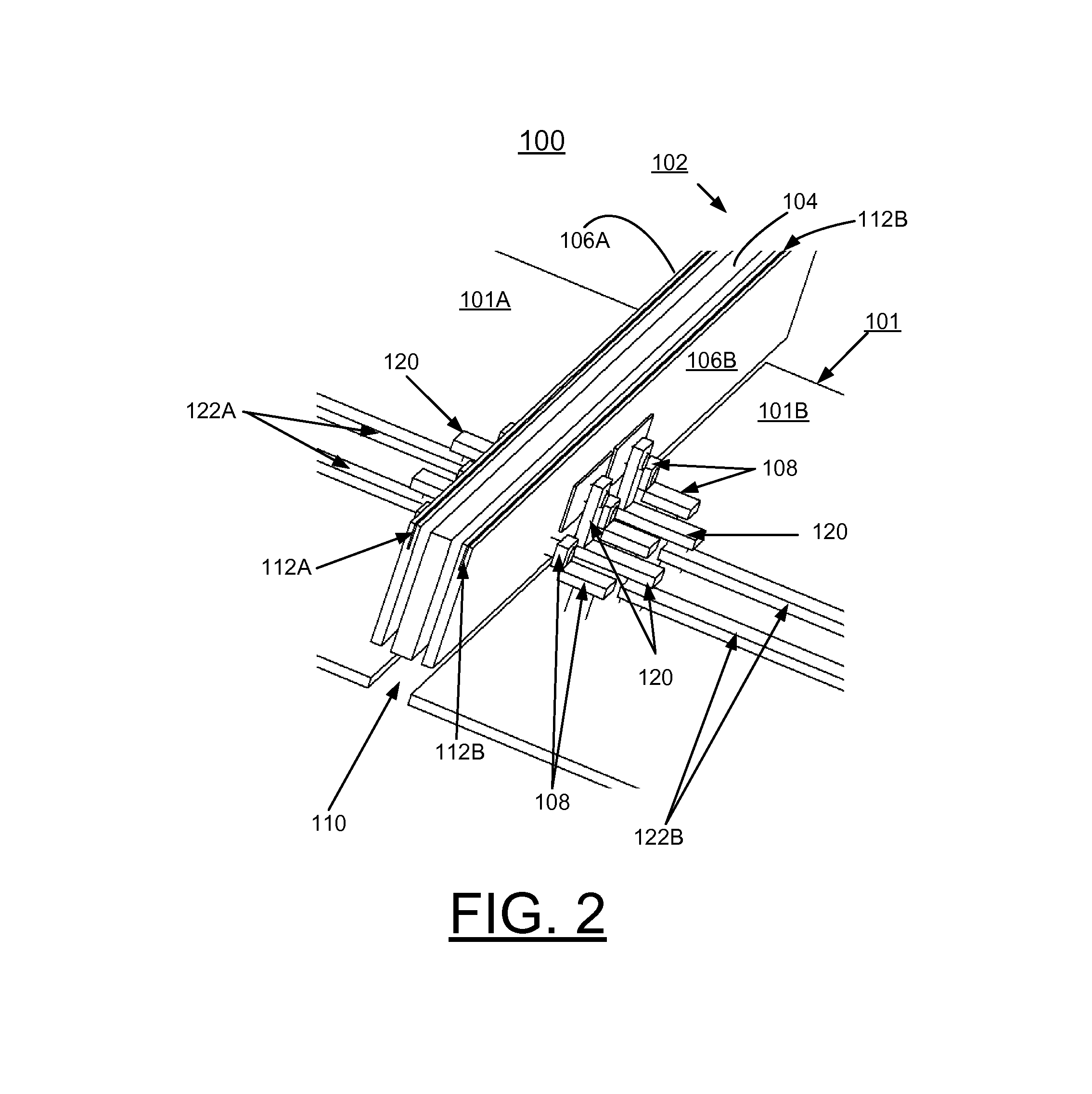 Implementing feed-through and domain isolation using ferrite and containment barriers