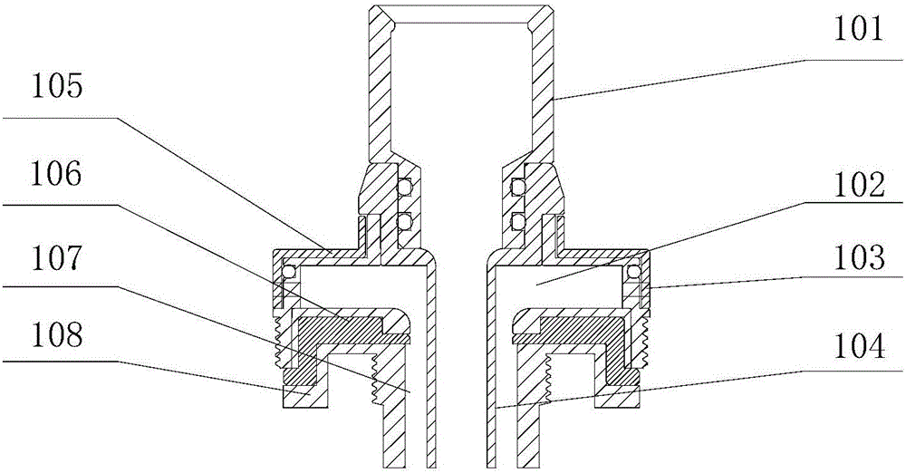 Upward-core-outputting enclosed electronic cigarette atomizer and disposable liquid storage bottle component