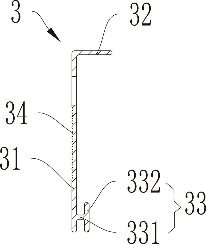 Corner installation structure