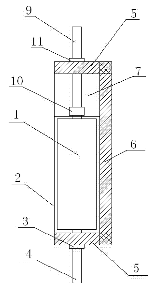 Plastic-aluminum film packed cylindrical lithium ion battery and making method thereof