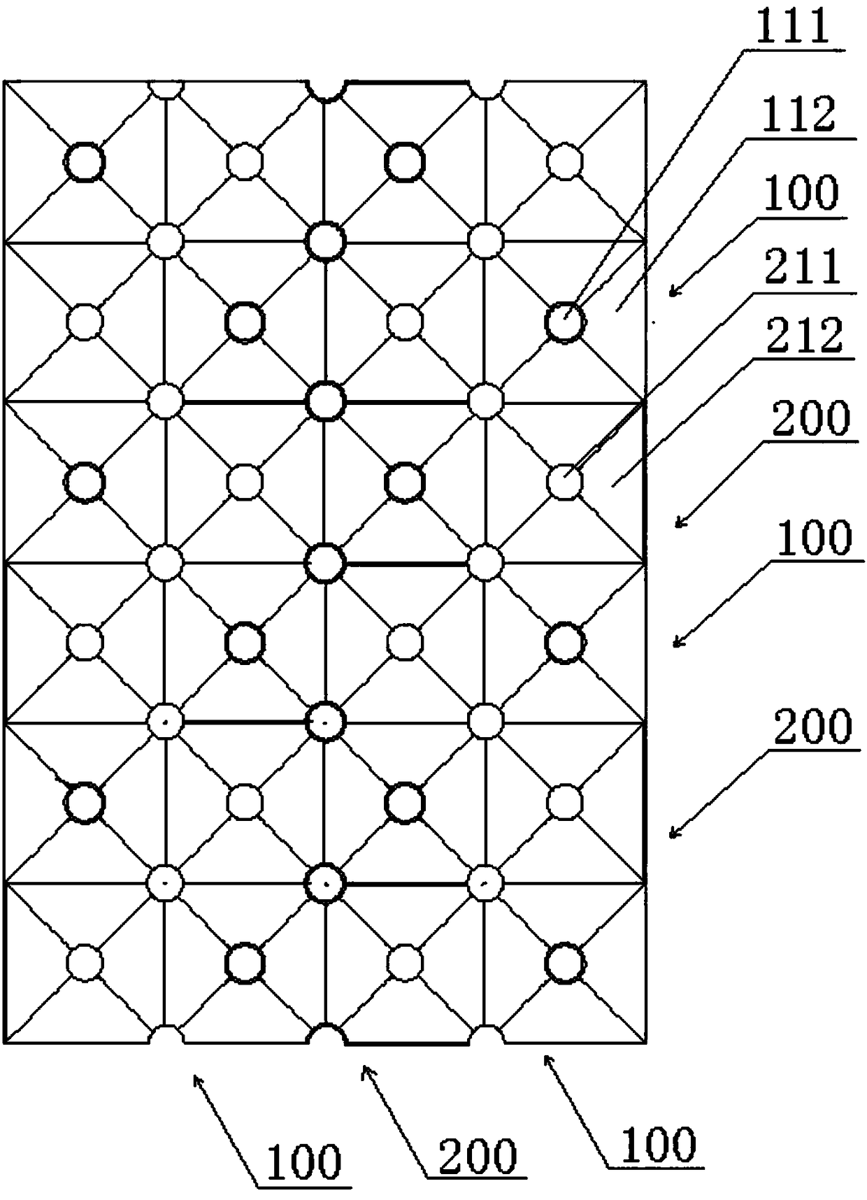 A water distribution device and water distribution method for artificial wetland