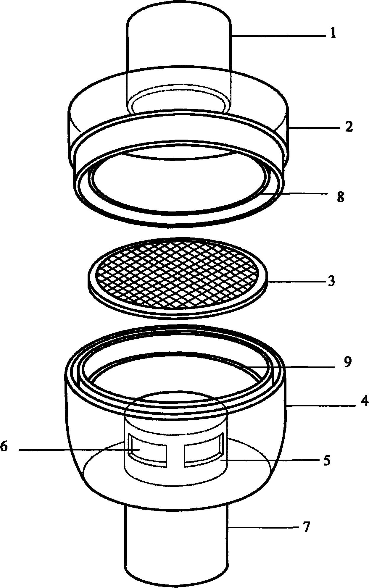 Device for quickly positioning tracheal vessel by colorimetric method