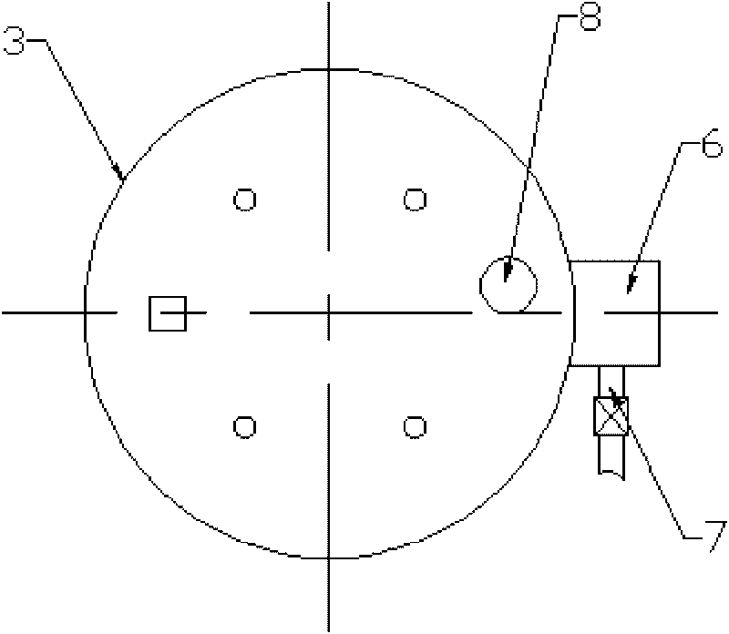 Phosphoric acid and gas ammonia neutralization reaction device