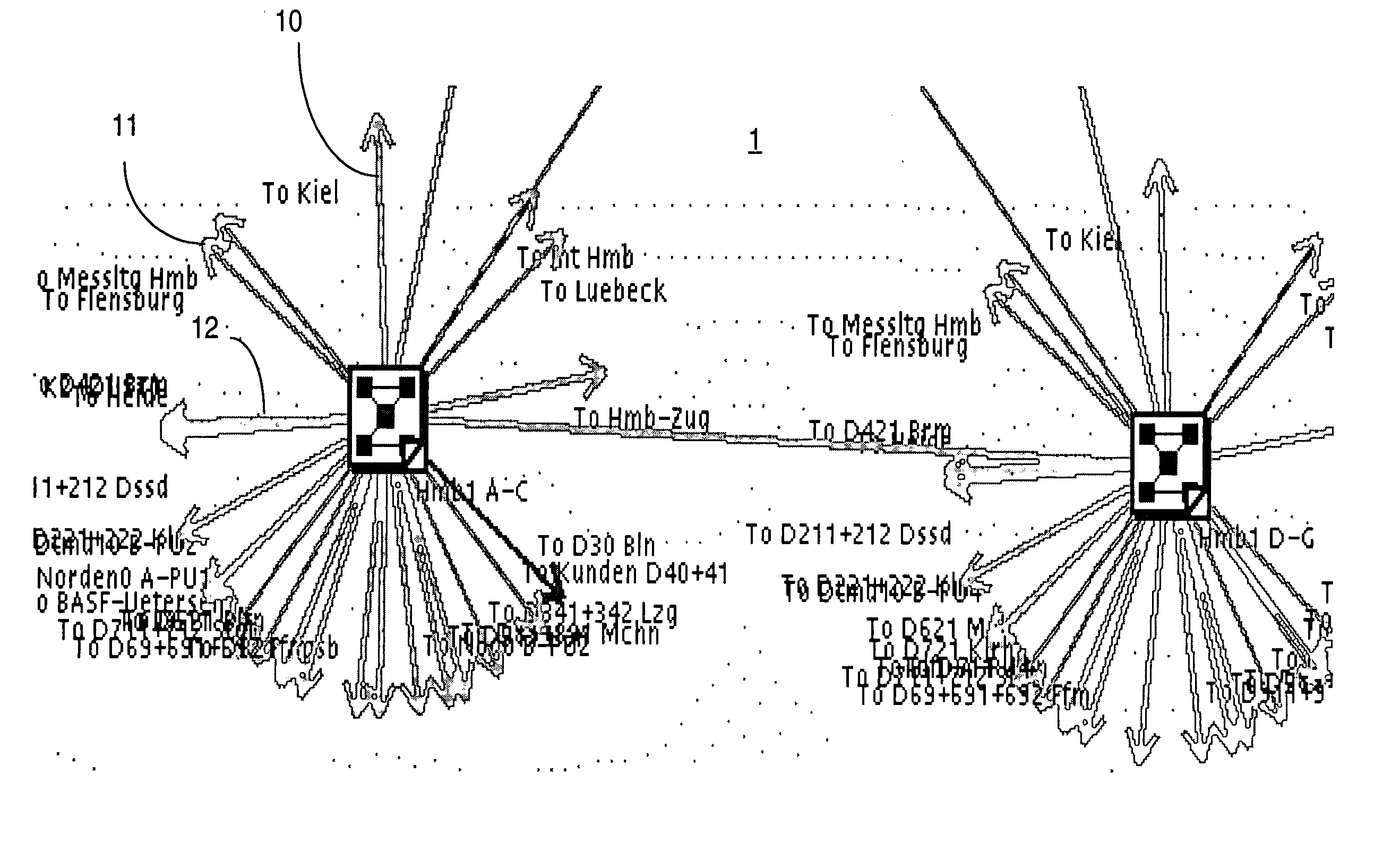 Multiple link connector list