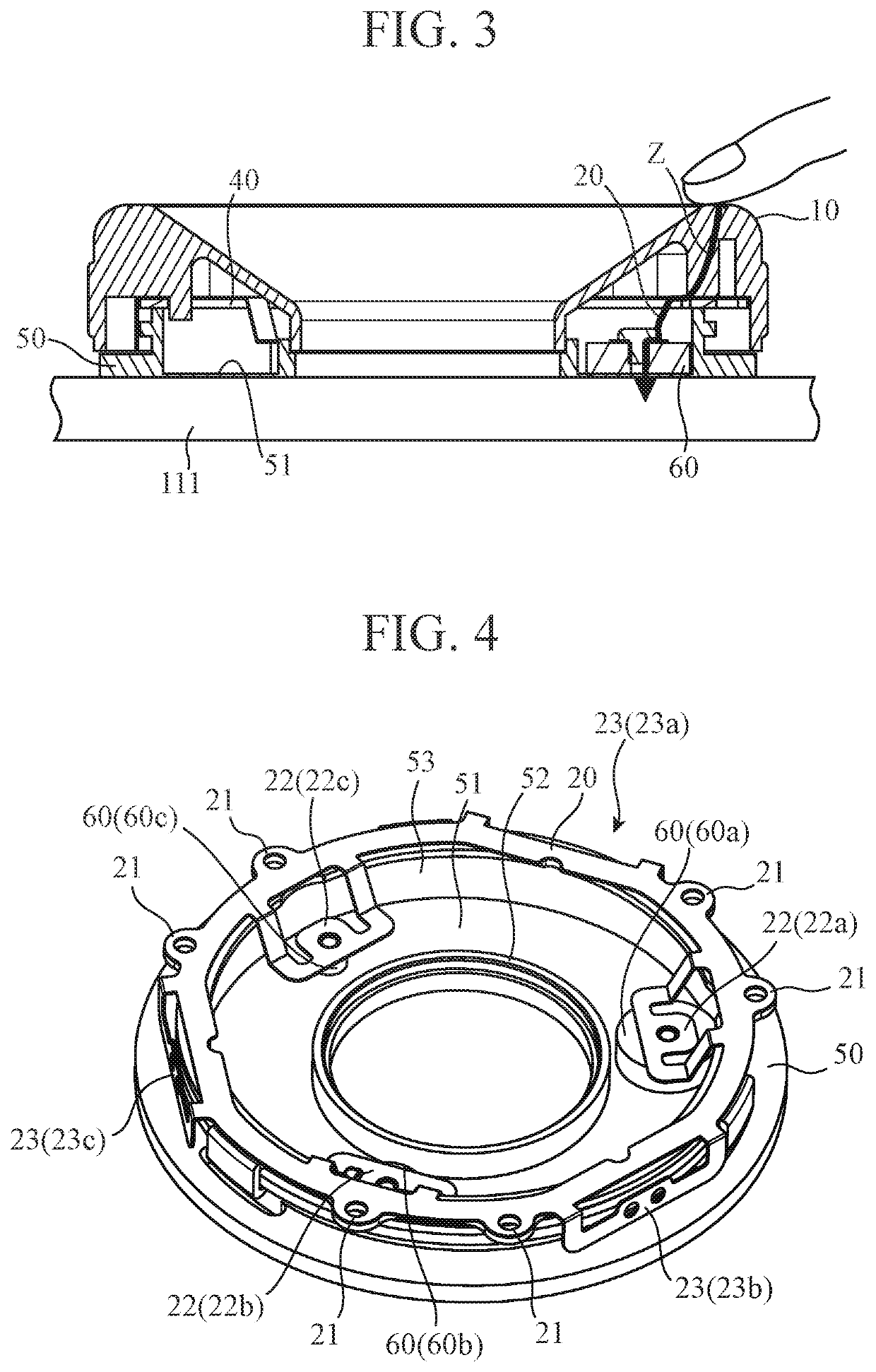 Knob and input device