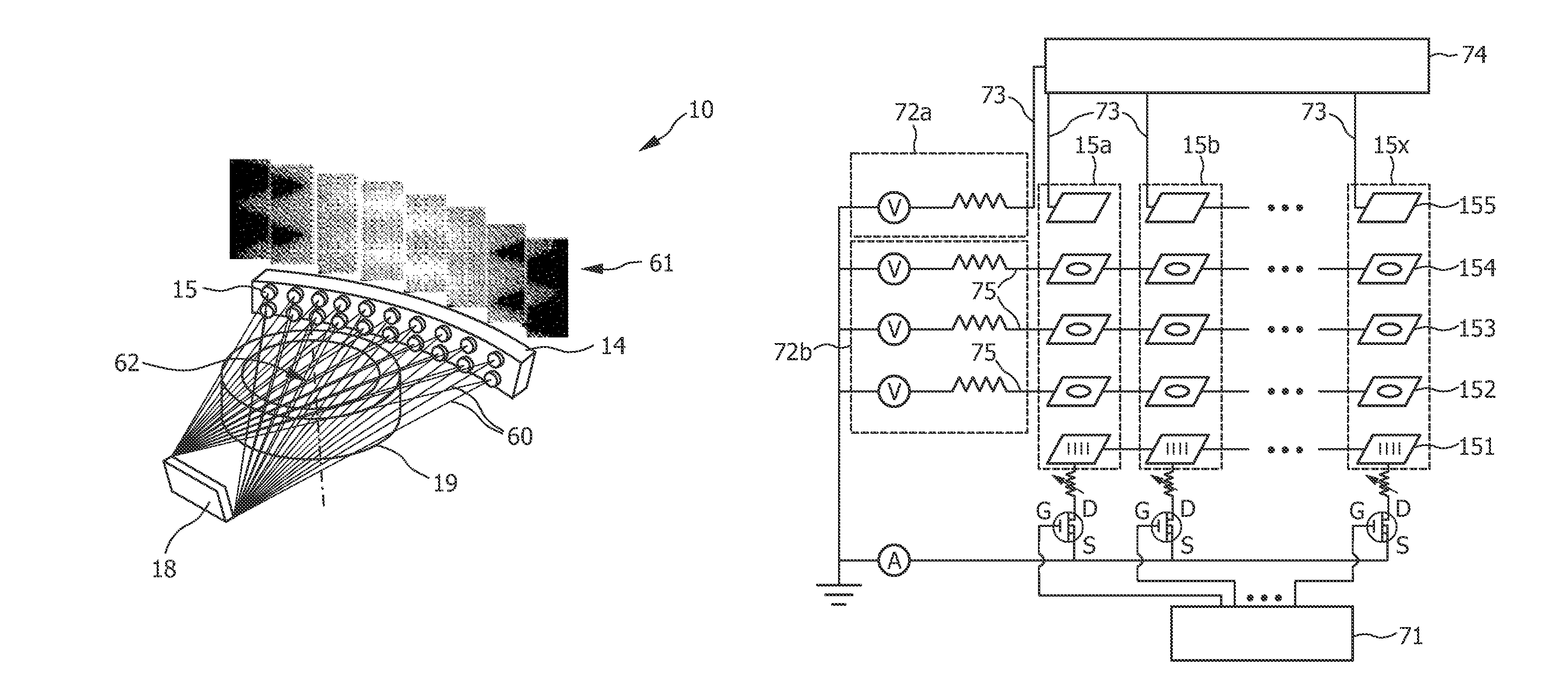 X-ray examination apparatus and method