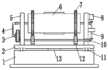 Drying device for raw materials of slow-release magnetized compound fertilizer