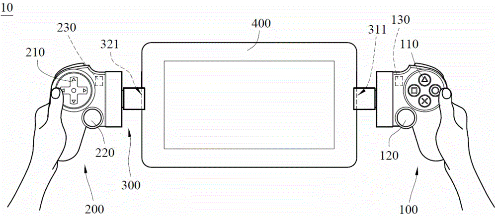 Electronic device and signal input hand shank thereof