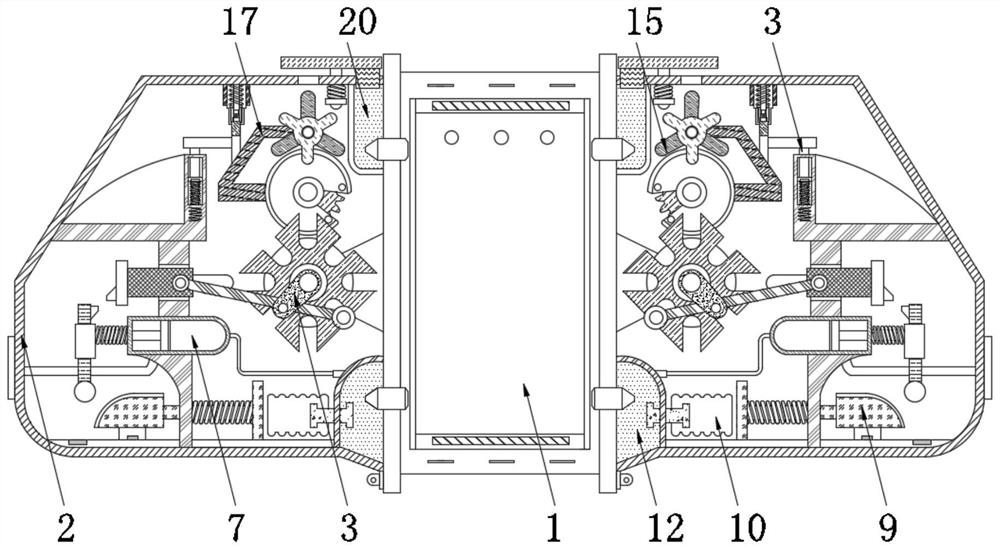 Environment-friendly automatic temperature regulation and control device for box-type electricity-saving appliance