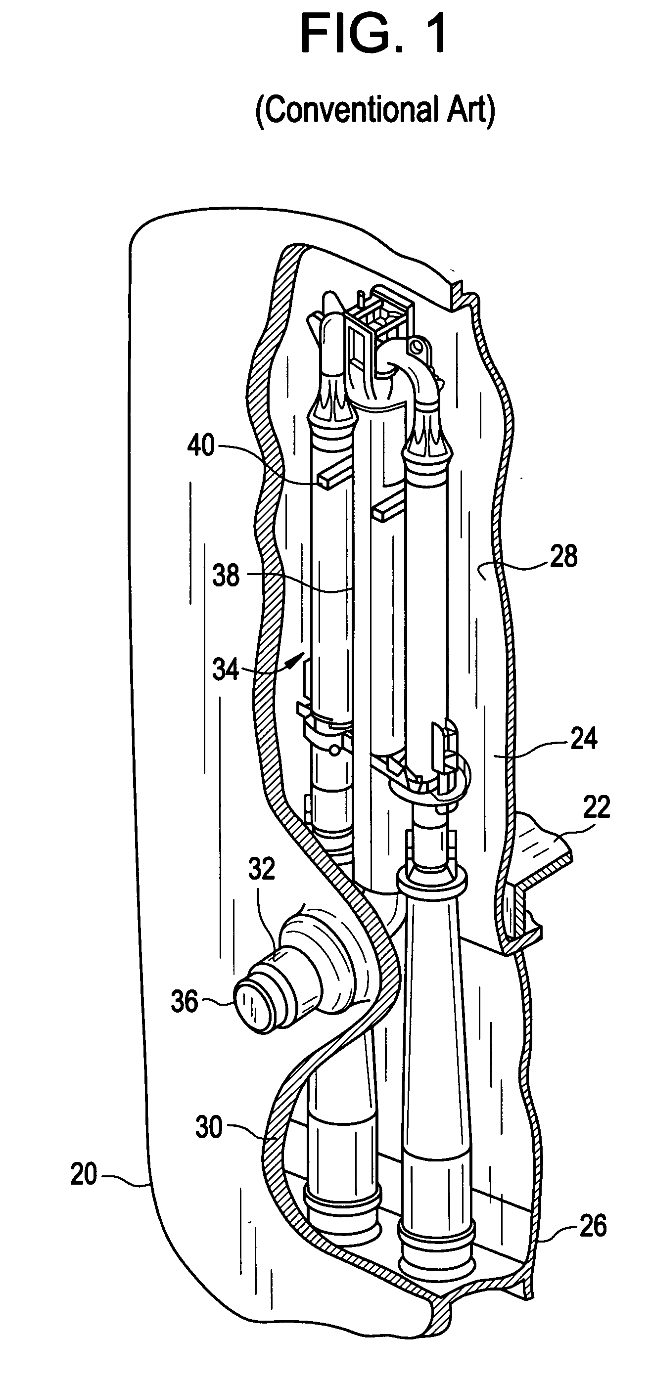 Method and apparatus for reducing vibration in component of a nuclear reactor