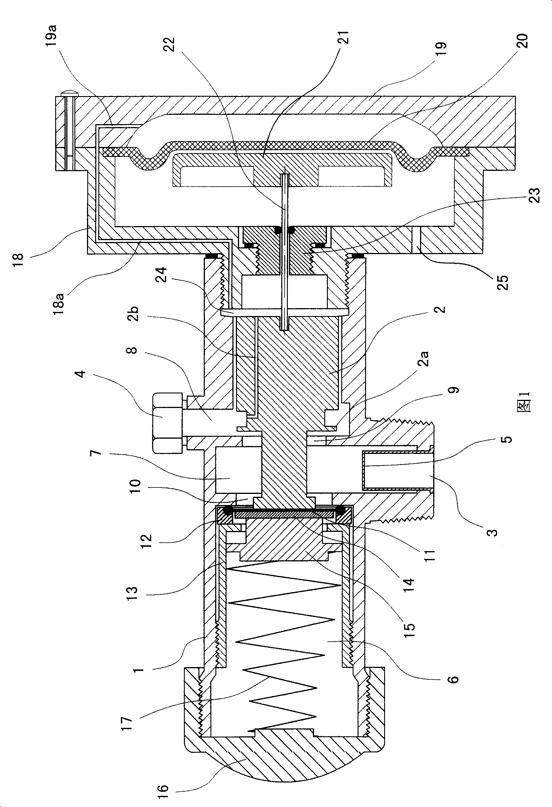 Automatic pressure reducing flow stable valve