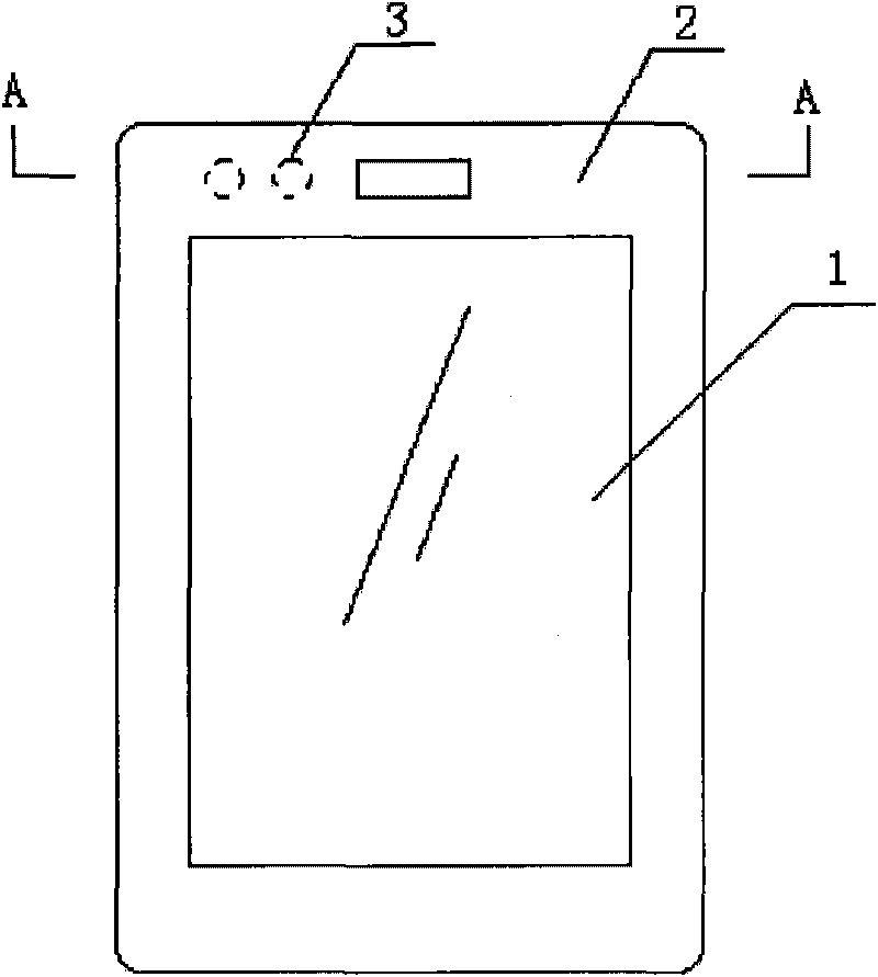 Light shield layer structure with infrared ray hole of flat plate display