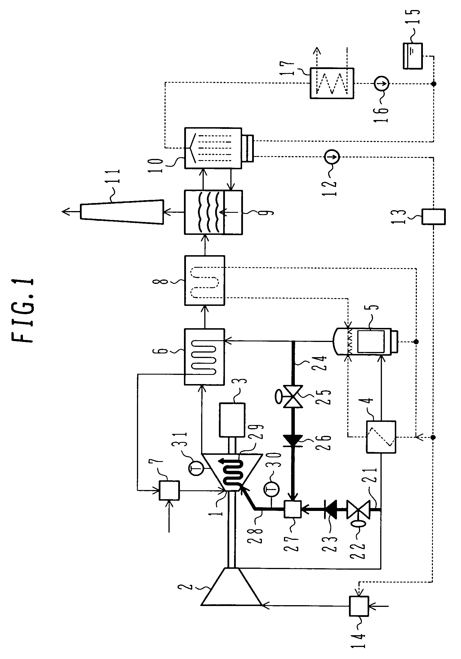 Advanced humid air turbine power plant