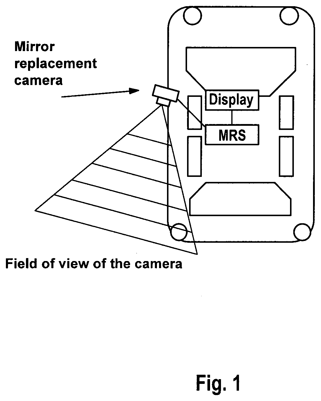 Apparatus and Method for Checking the Playback of a Video Sequence of a Mirror Replacement Camera