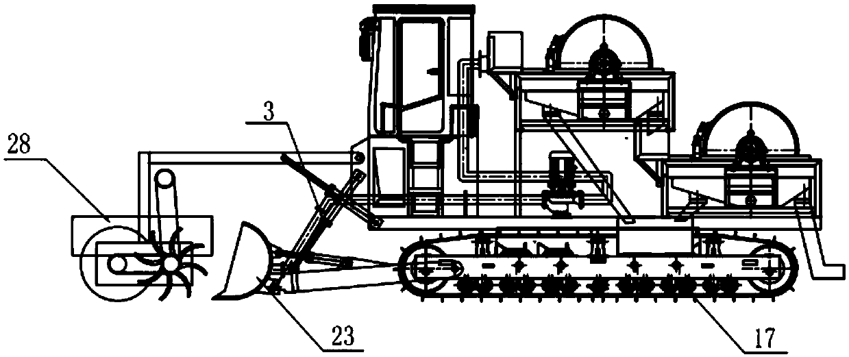 Vehicle-mounted in-situ remediation equipment for heavy metal pollution of farmland soil