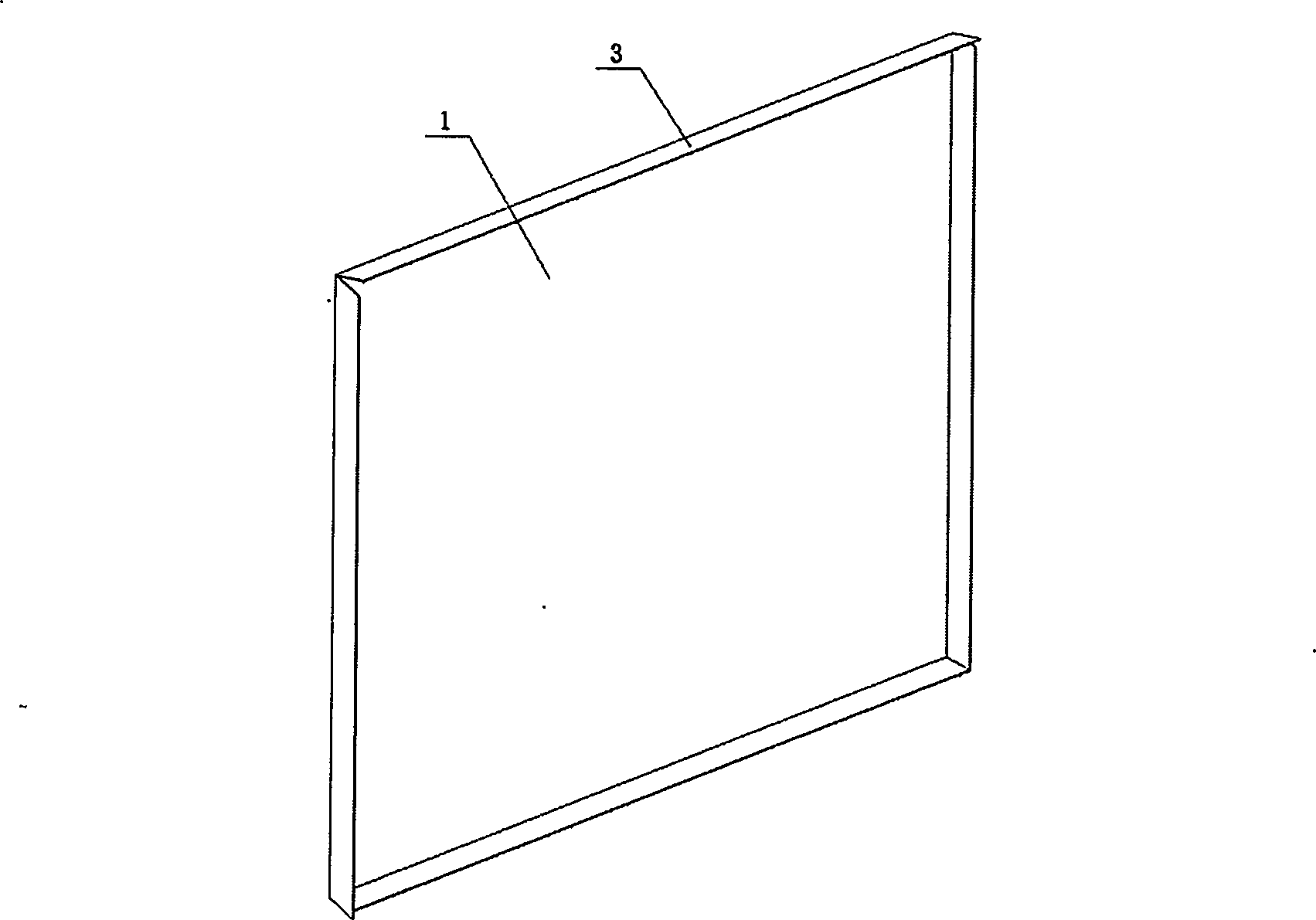 Aluminum plate or aluminum-plastic plate decoration plate with heat insulation function