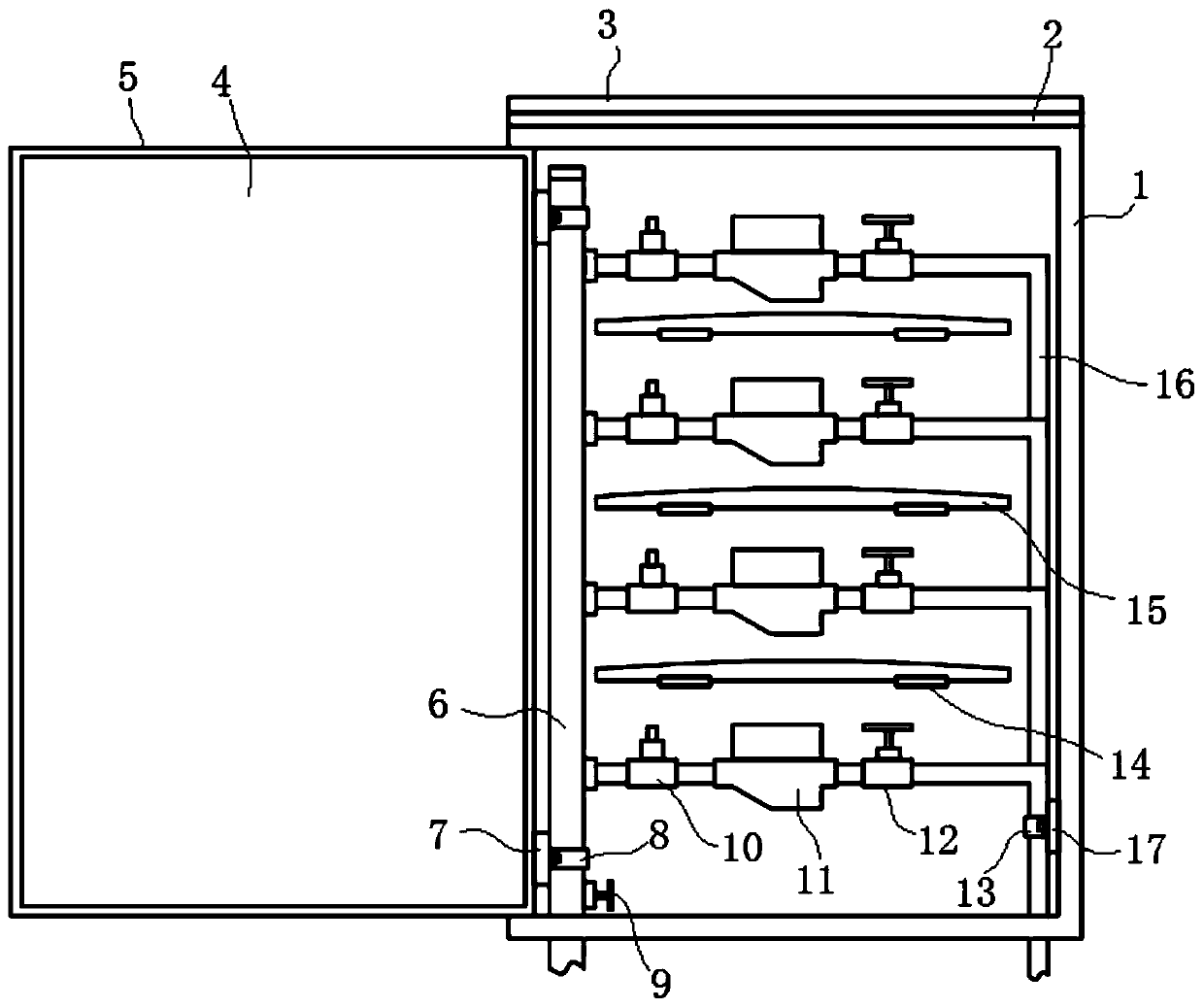 Water metering integrated device