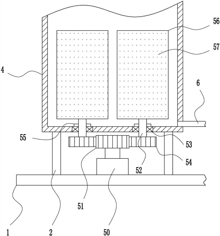 Filtering equipment for rainwater collection