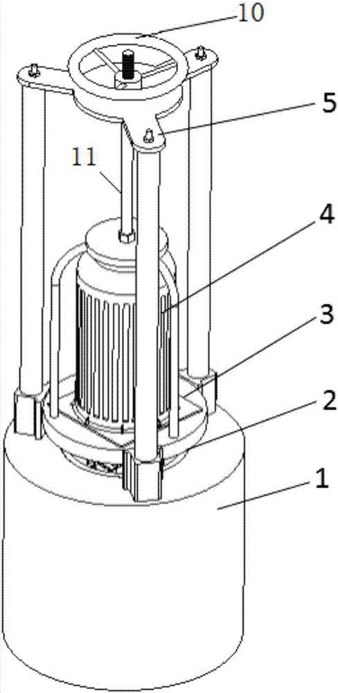 Rotary high-temperature fused salt corrosion characteristic simulation system