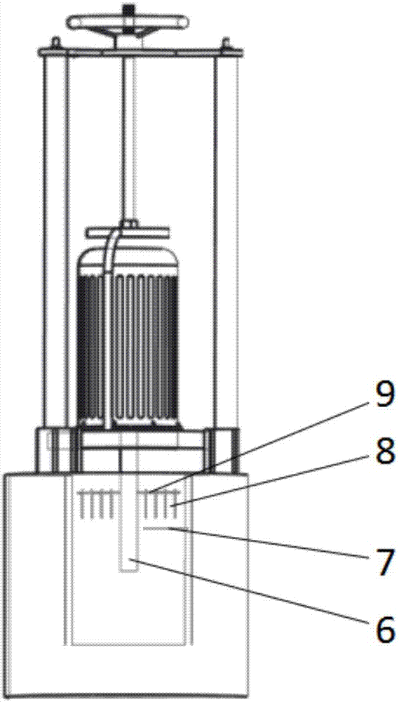 Rotary high-temperature fused salt corrosion characteristic simulation system