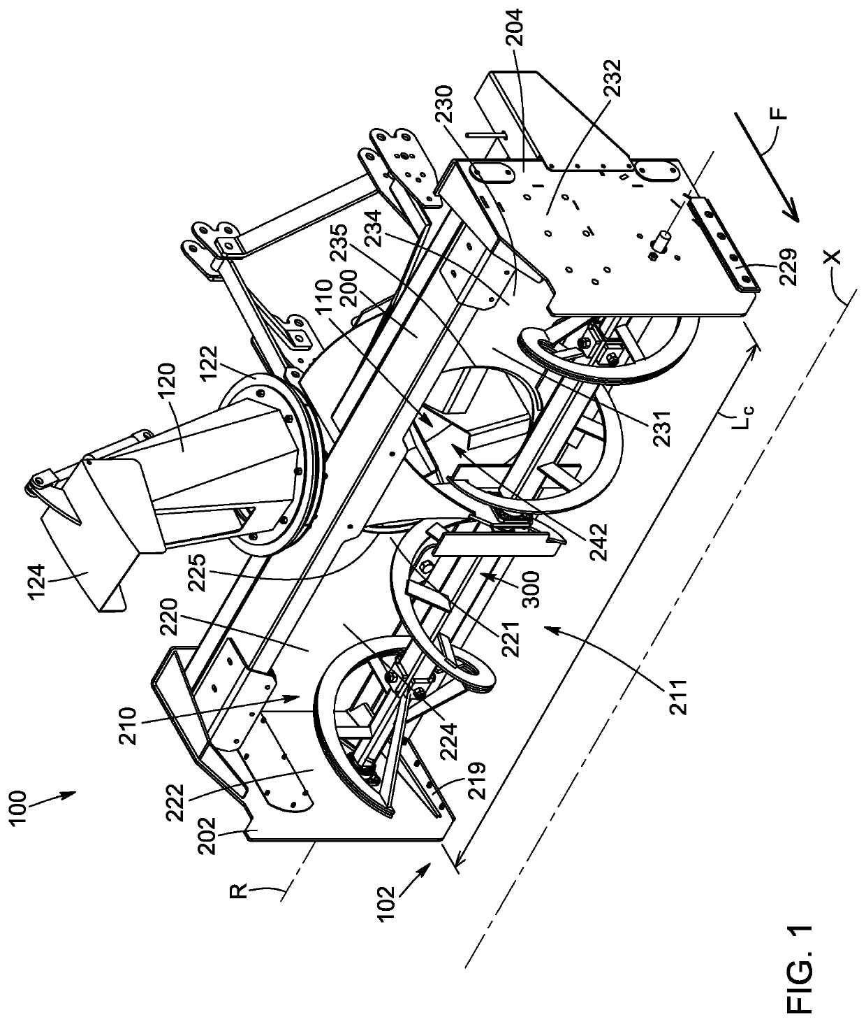 Extensible snowblower