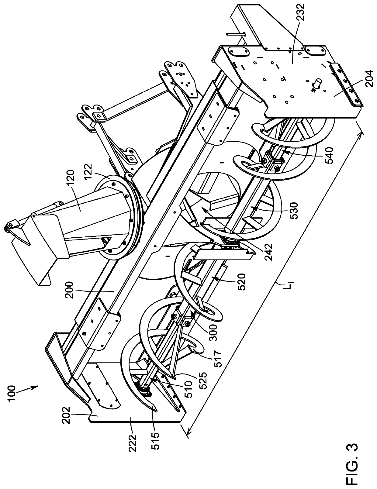 Extensible snowblower