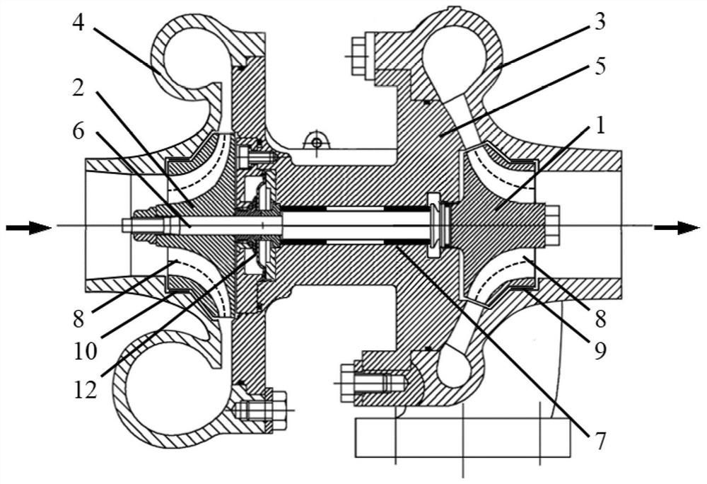 Streamline tunnel type turbocharger adopting external contour type air bearing