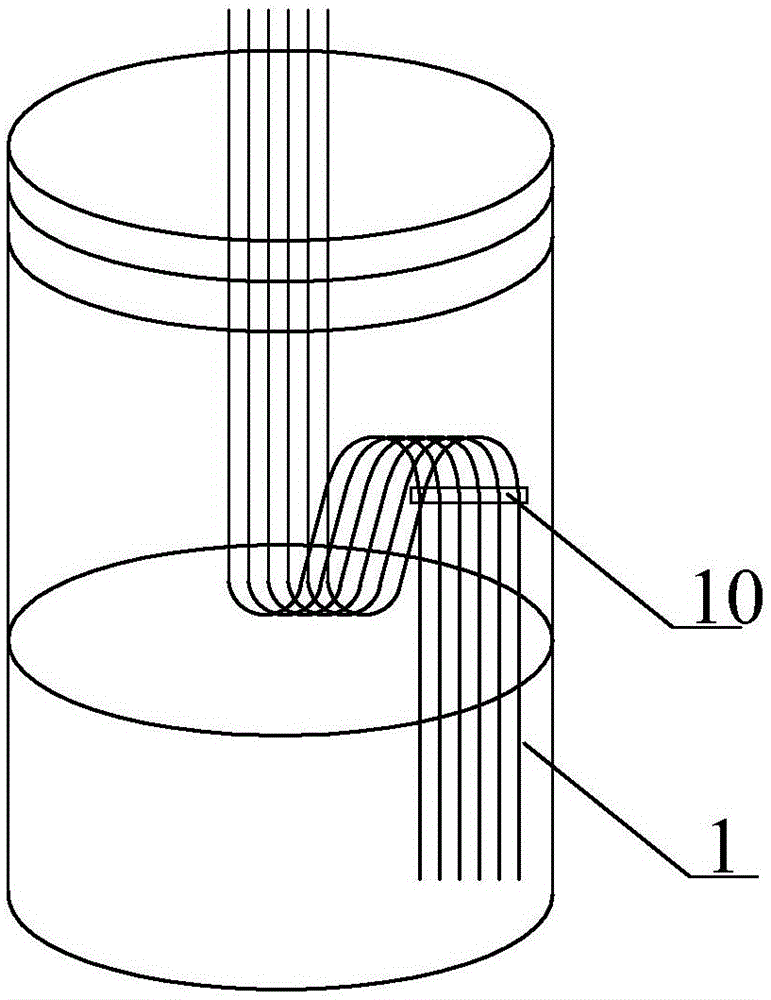 Retaining structure-based heat transferring and dissipating system and wind generator set