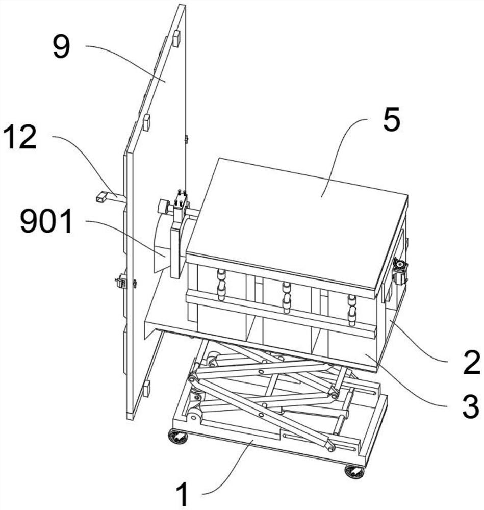 High-frequency negative pressure type dust collection device based on electric power and multi-application equipment cleaning