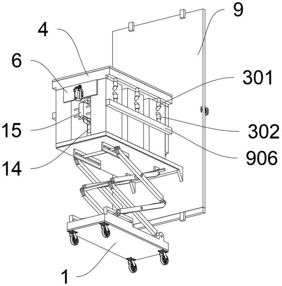 High-frequency negative pressure type dust collection device based on electric power and multi-application equipment cleaning