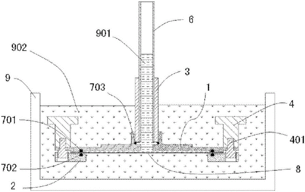 Acid and alkali corrosion resistant protection cover and application method thereof