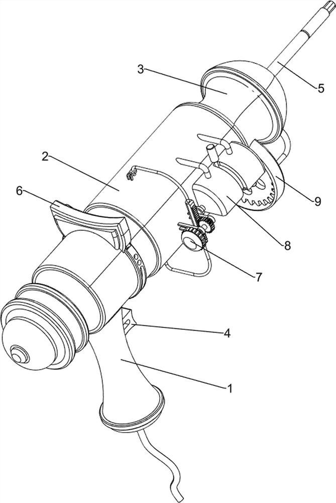 Adjustable pneumatic multifunctional screwdriver for constructional engineering