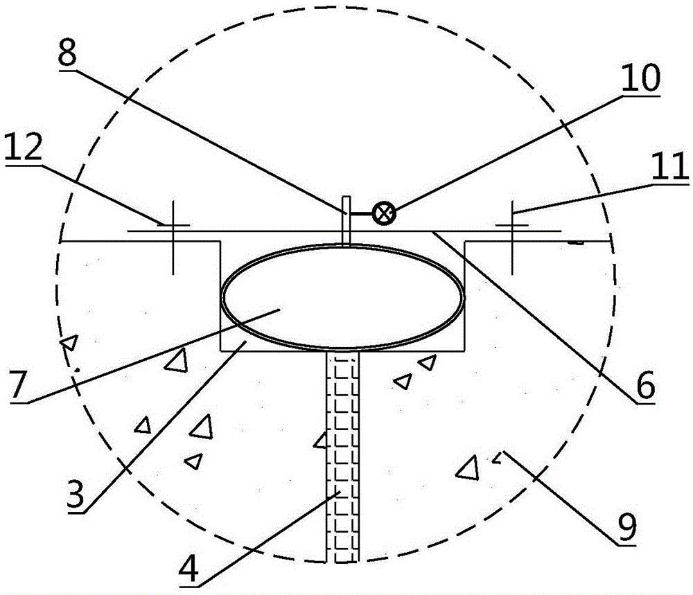 Air bag type sealing structure for deformation joint of open trench tunnel