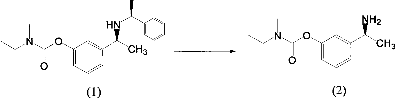 Rivastigmine preparation suitable for industrial production