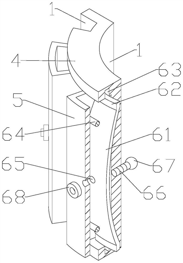 Reinforcing protection device for ancient building restoration