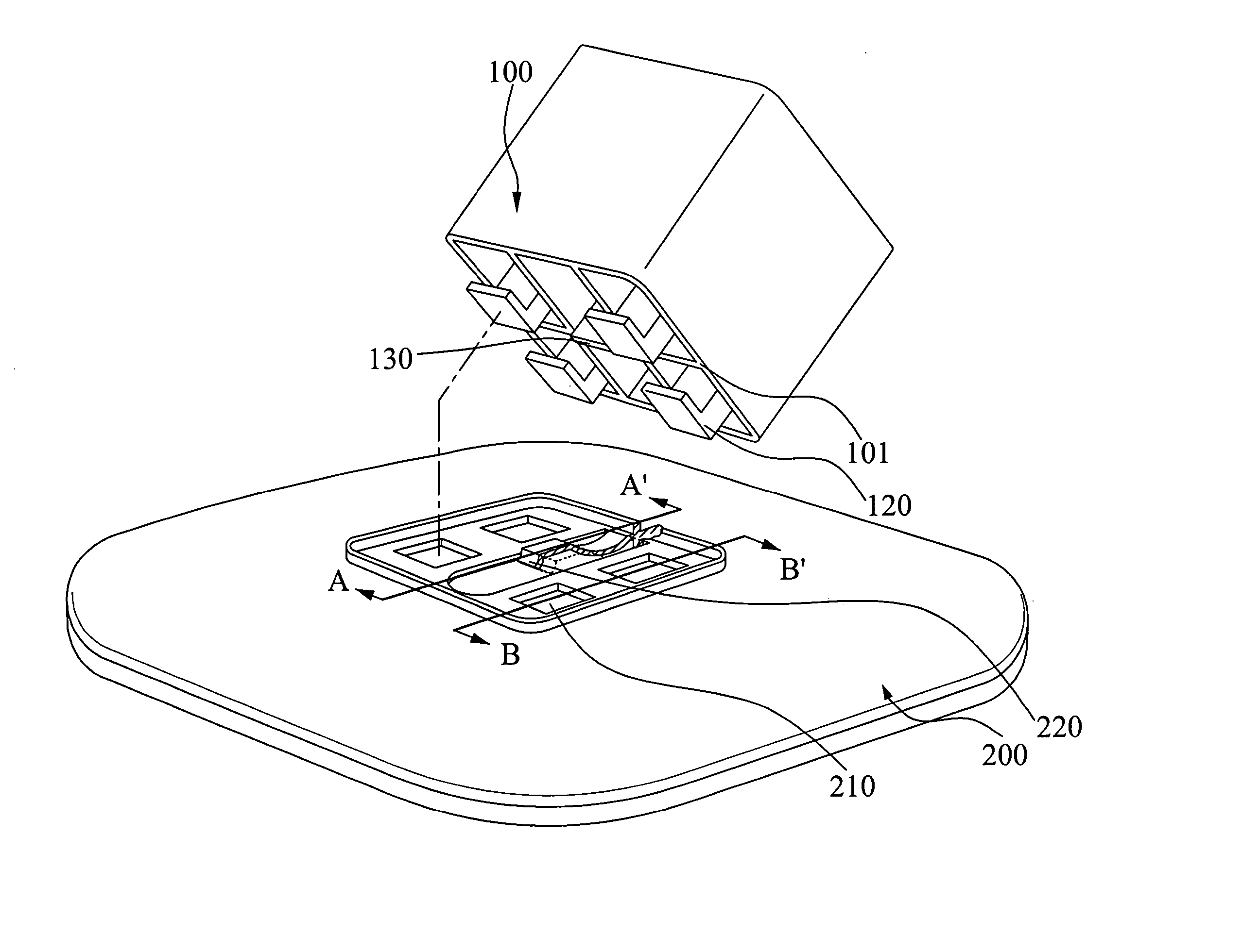 Detachable base of a display