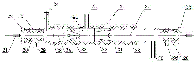 Detection device and detection method for number concentration of fine particulate matter in motor vehicle exhaust gas