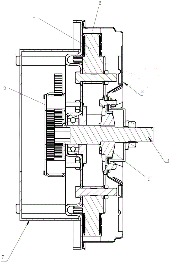 Power switch variable frequency driving mechanism and switch cabinet