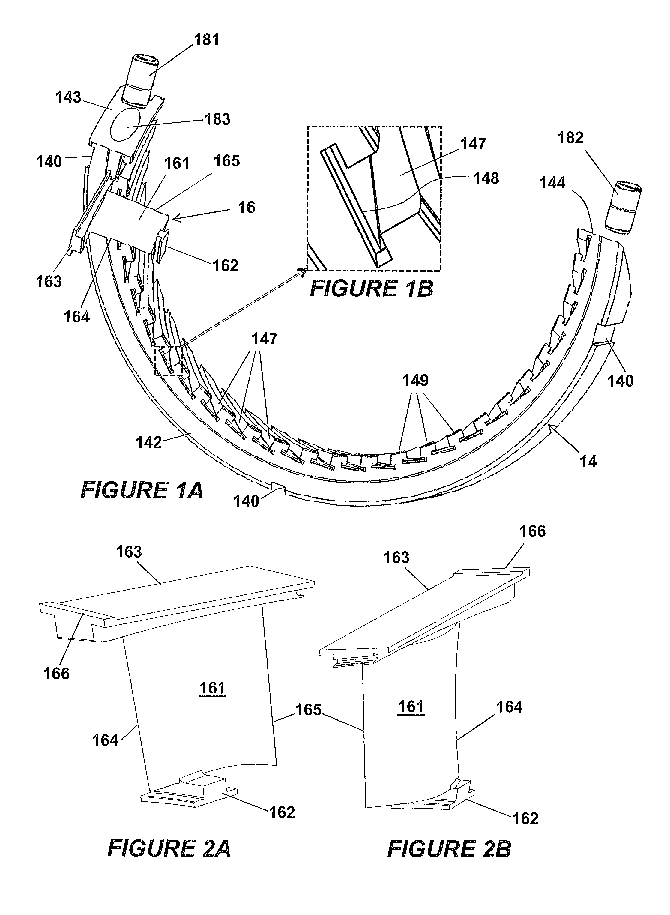 Turbine diaphragm construction