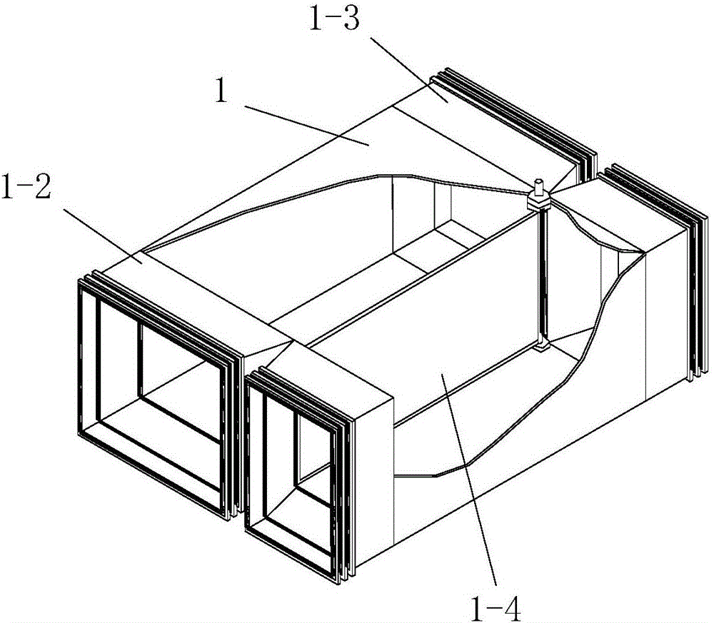 Orientation distributing device and method for ventilation volume of tunnel construction